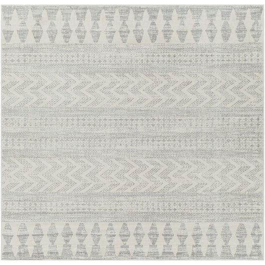 LOUNA Scandi Modern Grey/Taupe Area Rug Flat