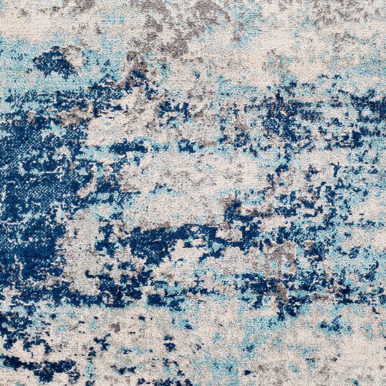 SANYA Abstract Modern Marble Dark Blue Area Rug