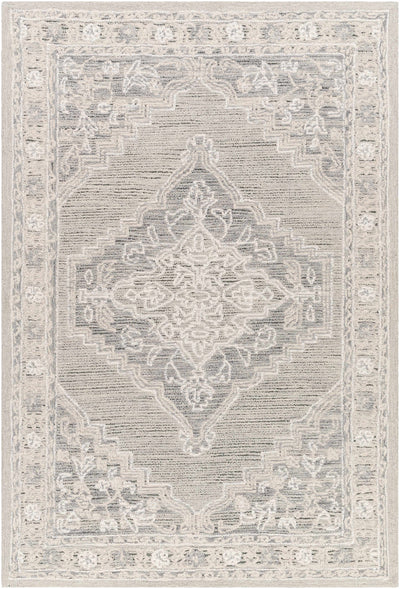 Sample Nani Gray Wool Blend Area Rug