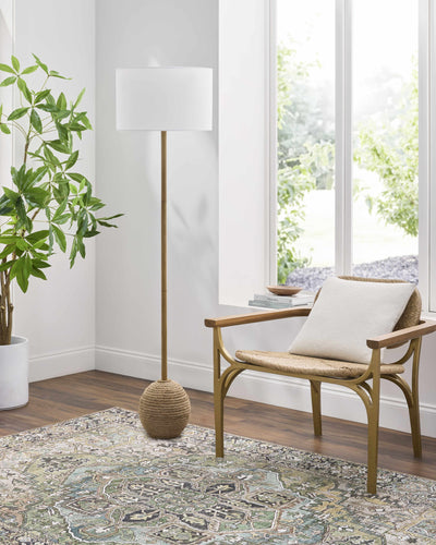 Sumiainen Brown Resin Floor Lamp