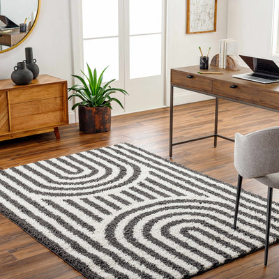 Sample Avent Black & White Area Rug