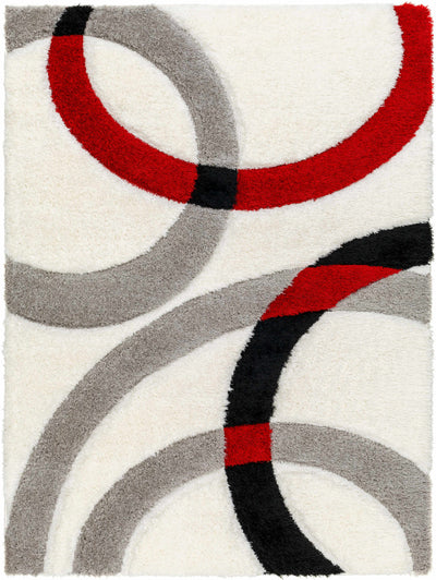 Sample Taja Red & Black Area Rug