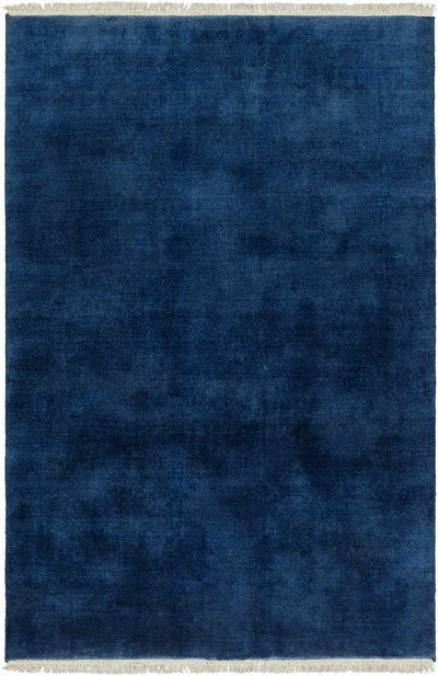 Myron Navy Wool Area Rug