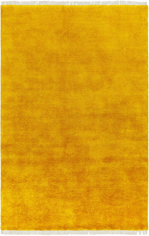 Myron Yellow Wool Area Rug