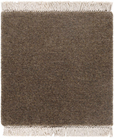 Myron Gray Wool Area Rug