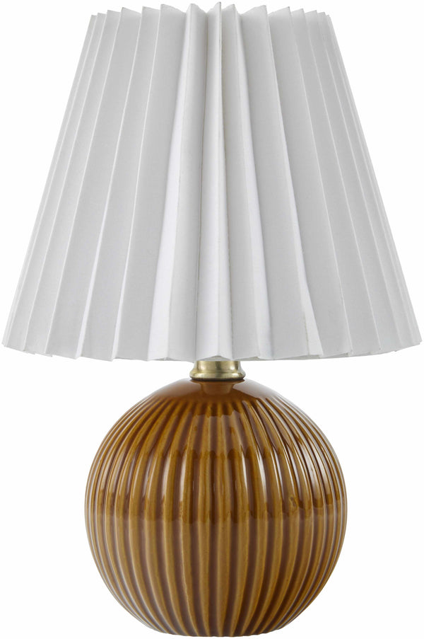 Shahrekord Dark Brown Ceramic Table Lamp