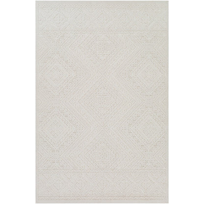 SHEELA Indoor & Outdoor Global Cream Area Rug