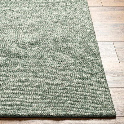 Sample Alyra Green Solid Area Rug