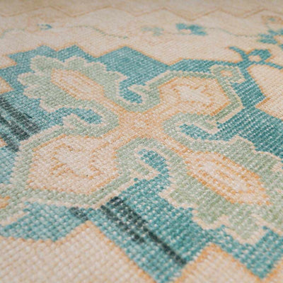 Songculan Teal Wool Rug