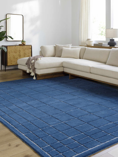 Sample Sedna Navy Wool Area Rug