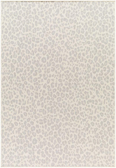 Sample Garbo Cream Leopard Print Area Rug