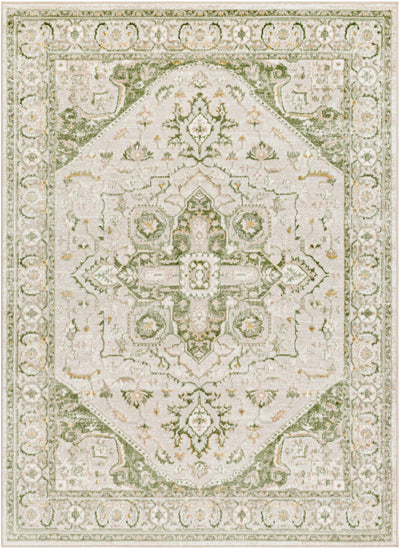 Sample Gauri Green Medallion Area Rug