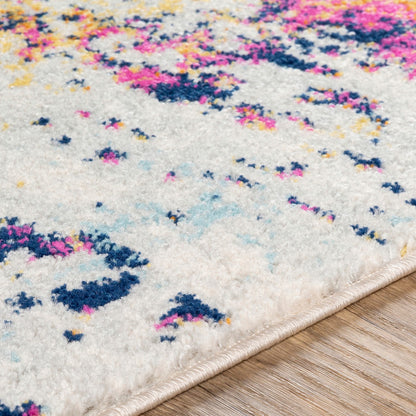 SARAH Abstract Modern Marble Medium Grey Area Rug Texture
