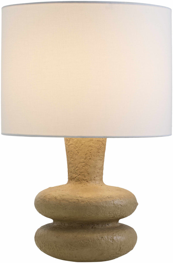 Tuyserkan Beige Ceramic Table Lamp