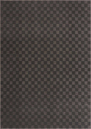 Truls Black Gambit Washable Rug