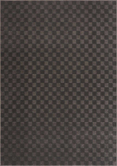 Truls Black Gambit Washable Rug