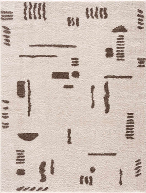 Azriel Brown Washable Area Rug