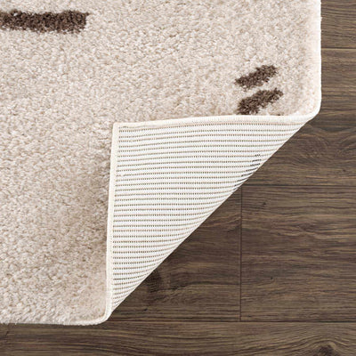 Azriel Brown Washable Area Rug