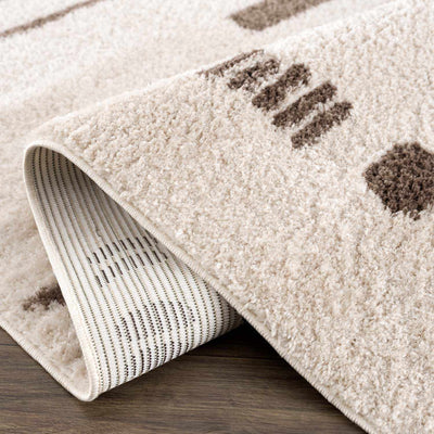 Azriel Brown Washable Area Rug