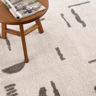 Azriel Charcoal Washable Area Rug