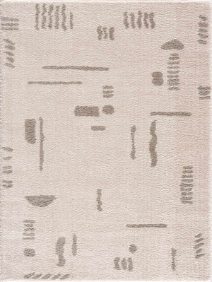 Azriel Gray Washable Area Rug