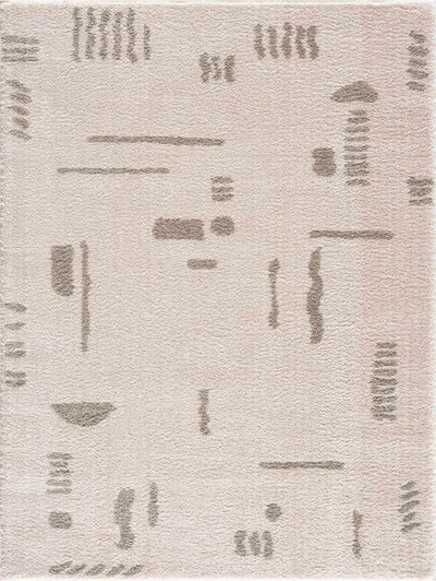 Azriel Gray Washable Area Rug