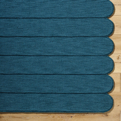 Sample Tayte Blue Abstract Area Rug