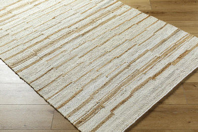 Tivon Broken-Striped Jute Rug