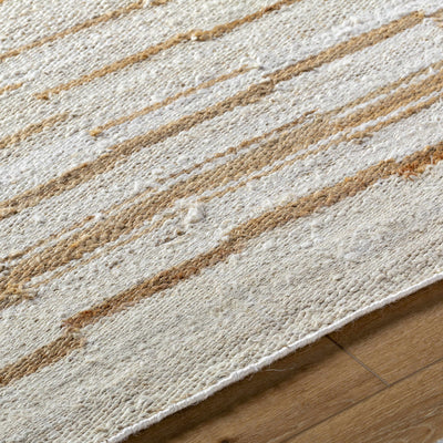 Tivon Broken-Striped Jute Rug