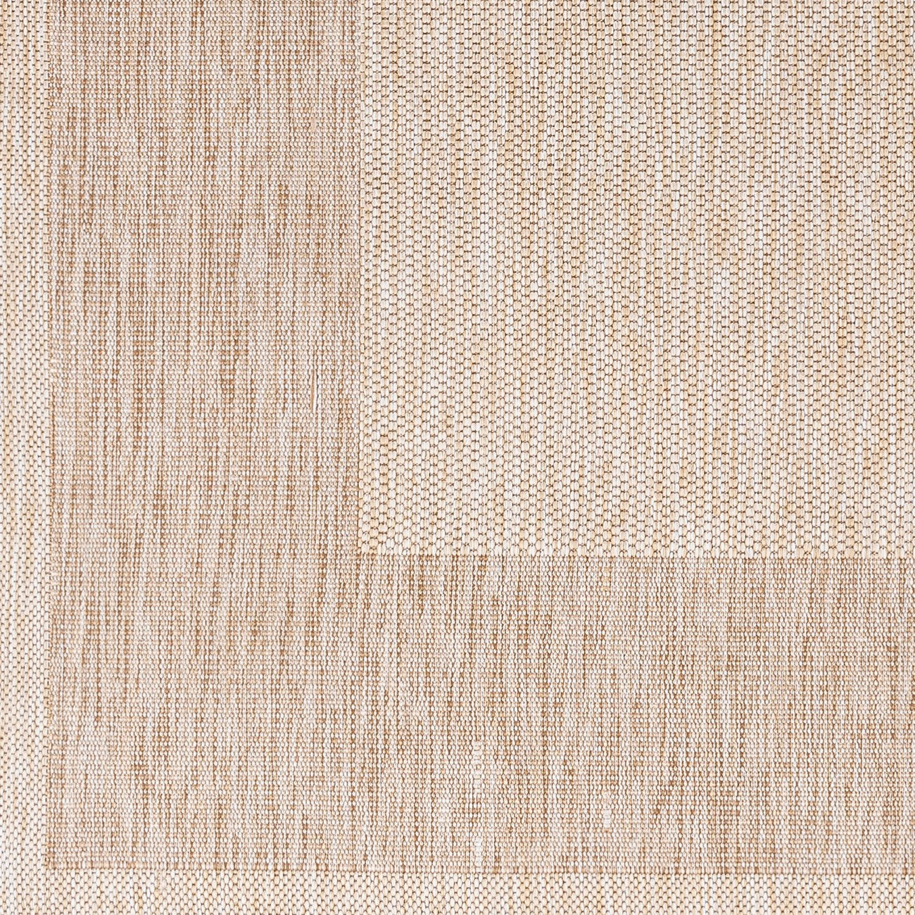 LAYLA Indoor & Outdoor Cottage Jute-Look Beige Area Rug Swatch