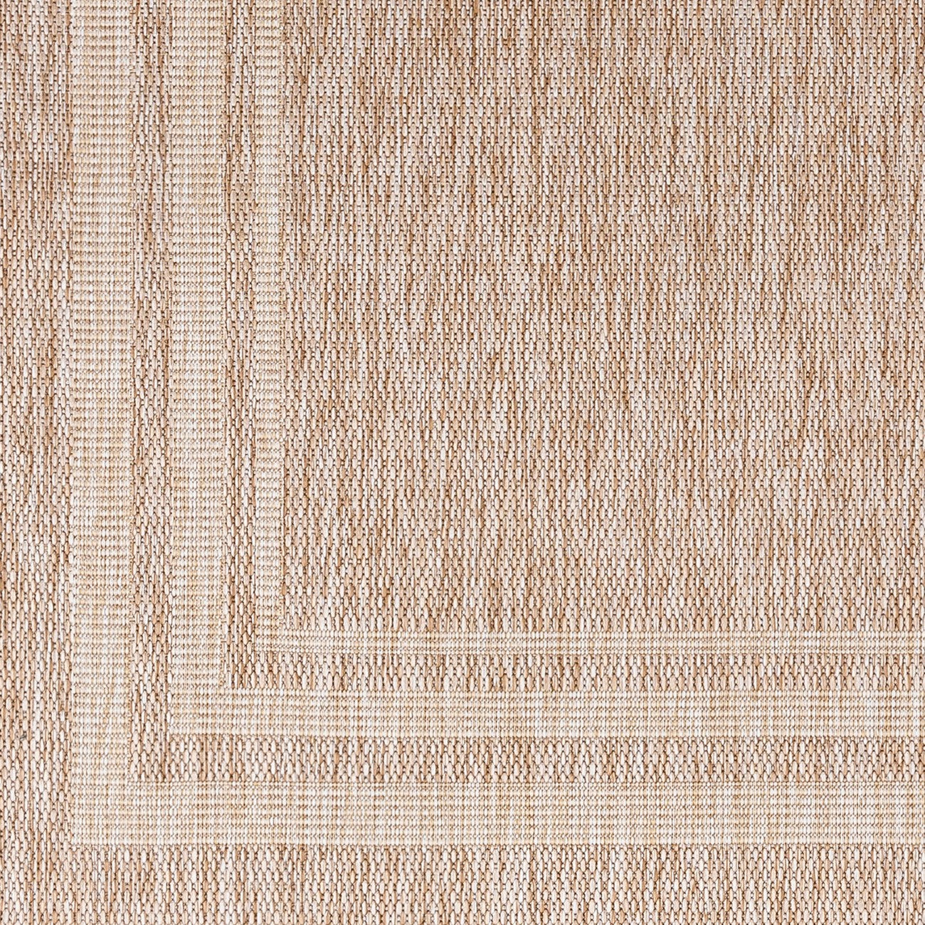 GEORGIA Indoor & Outdoor Cottage Jute-Look Brown Area Rug
