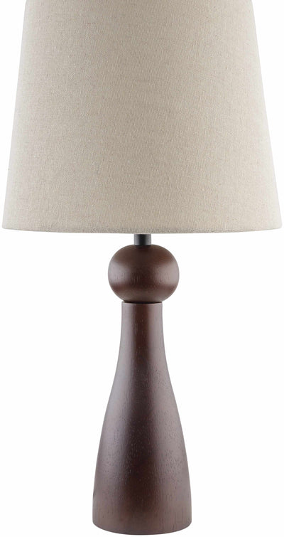 Villamejil Dark Brown Wood Table Lamp