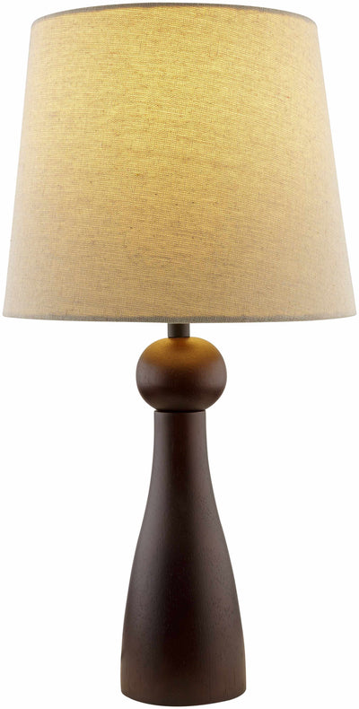 Villamejil Dark Brown Wood Table Lamp