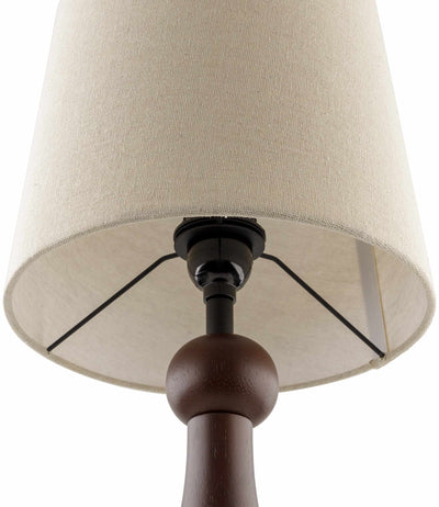 Villamejil Dark Brown Wood Table Lamp