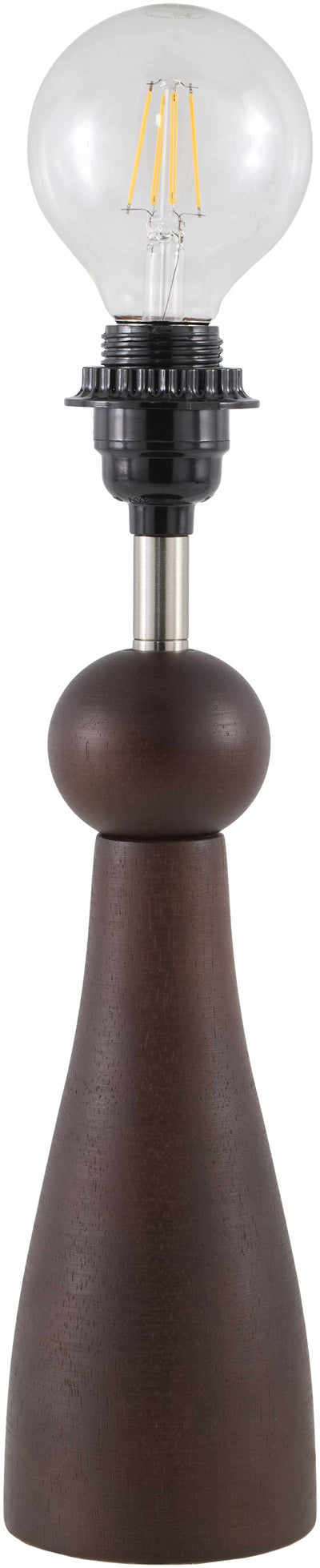 Villamejil Dark Brown Wood Table Lamp