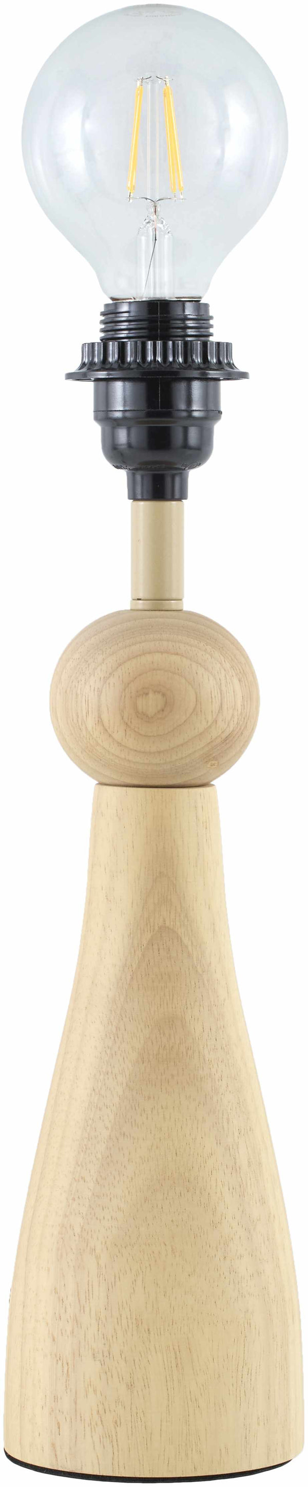 Villamejil Cream Wood Table Lamp