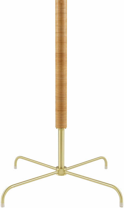 Vigonzone Metallic Brass Contemporary Floor Lamp