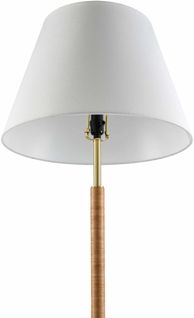 Vigonzone Metallic Brass Contemporary Floor Lamp