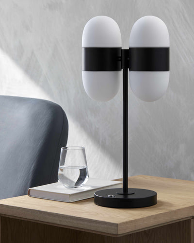 Wellerlooi Black Metal Table Lamp