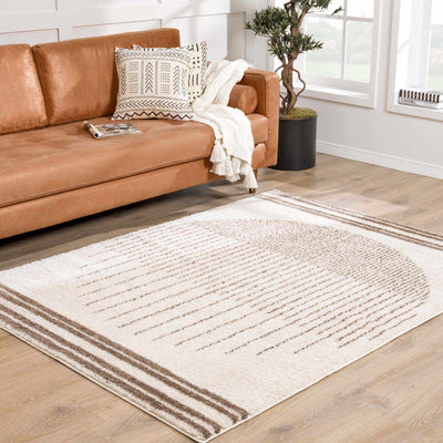 Apichu Brown Washable Area Rug