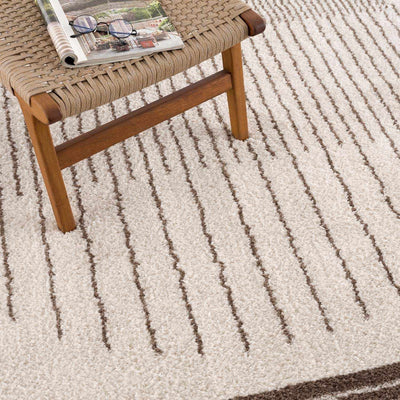 Apichu Brown Washable Area Rug