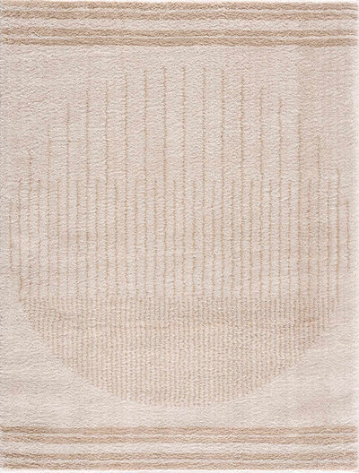 Apichu Beige Washable Area Rug