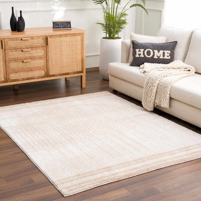 Apichu Beige Washable Area Rug