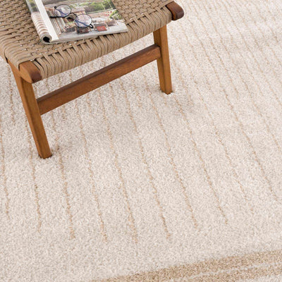 Apichu Beige Washable Area Rug