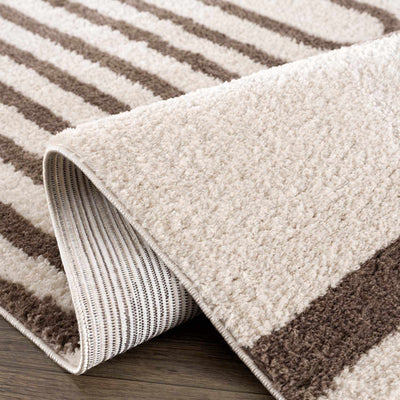 Yasuo Brown Washable Area Rug