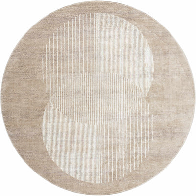 Zeke Geometric Brown Area Rug