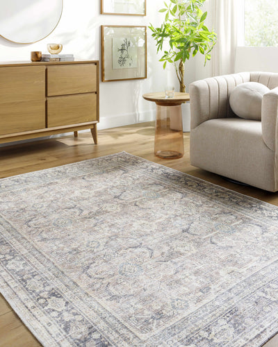 Zahar Washable Area Rug