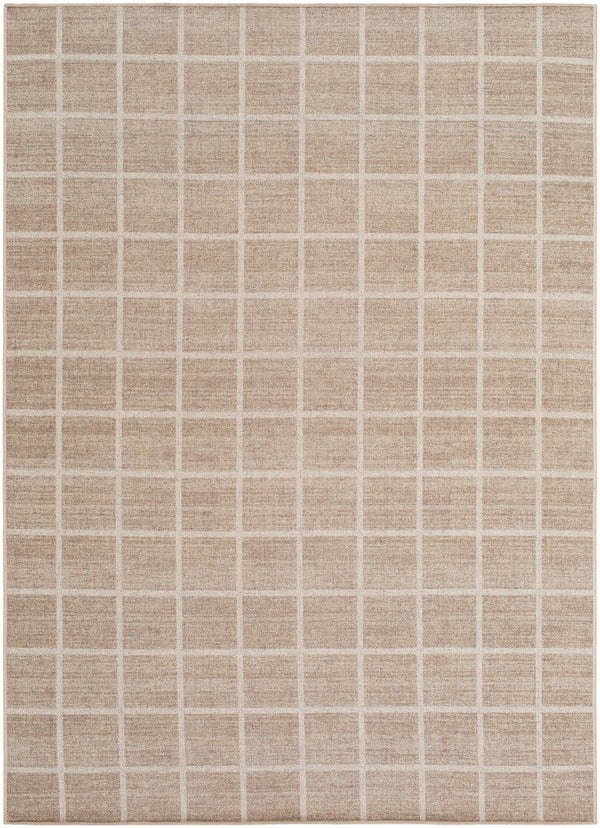 Anicet Checkered Wool Washable Area Rug