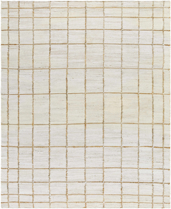 Zared Checkered Jute Area Rug