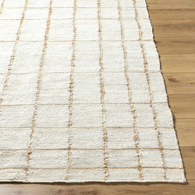 Zared Checkered Jute Area Rug